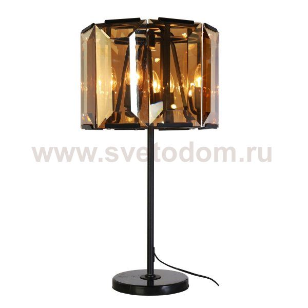 Настольная лампа Harlow Crystal Round Table Amber Loft Concept 43.243