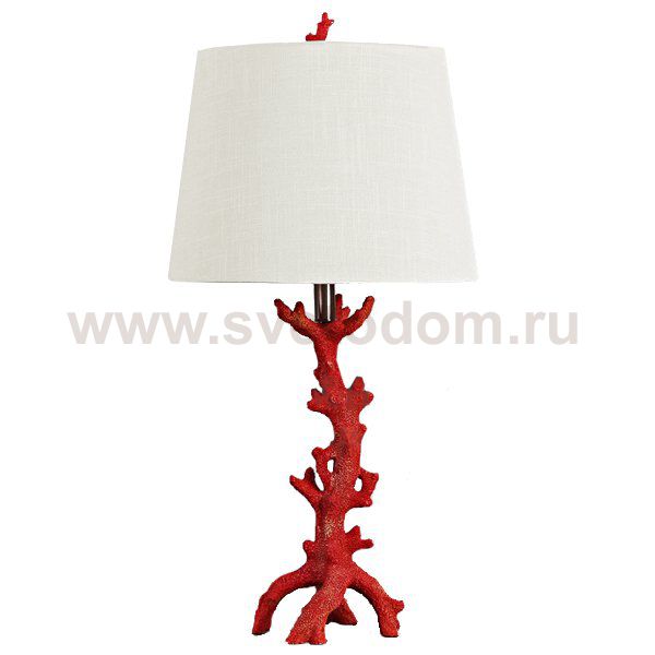 Настольная лампа Красный коралл Loft Concept 43.264