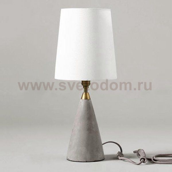 Настольная лампа Concrete Stone Table Lamp Cone Loft Concept 43.274