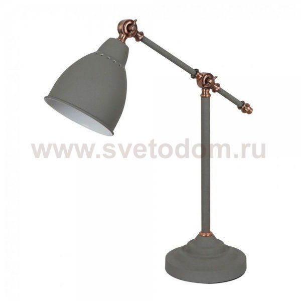Настольная лампа Holder Table Lamp Grey Loft Concept 43.292.СH.20.RU