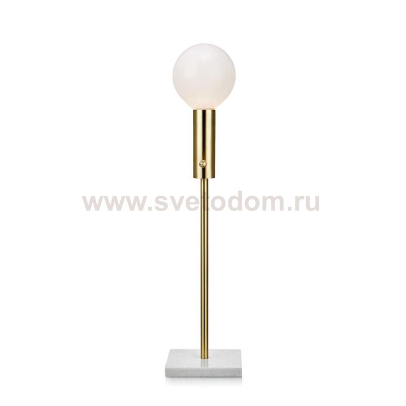 Настольная лампа Marble Top Brass Loft Concept 43.296