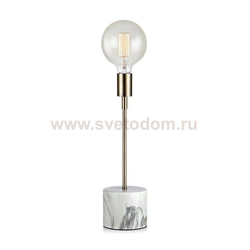 Настольная лампа Marble Top Brass Tall Loft Concept 43.297