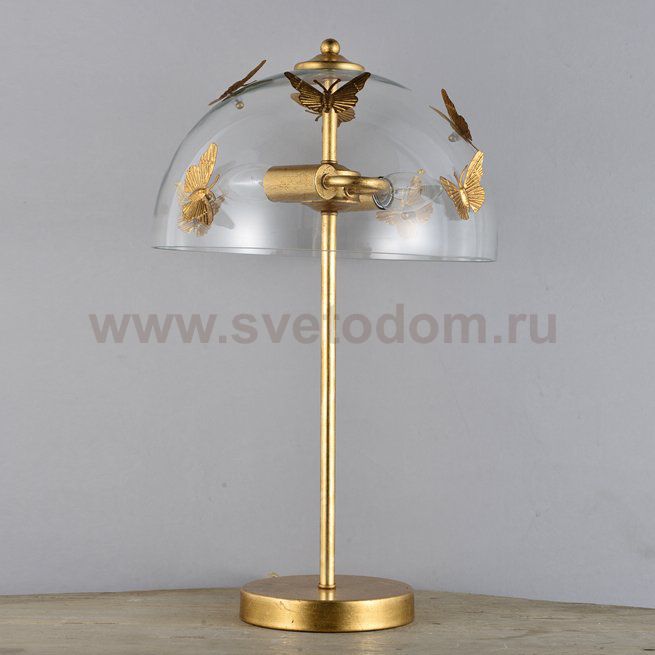 Настольная лампа Gold Butterfly Loft Concept 43.390