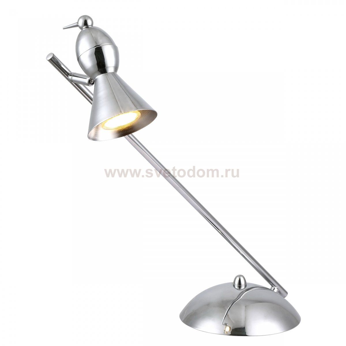 Настольная лампа Atelier Areti Alouette Desk Lamp slantend chrome Loft Concept 43.397