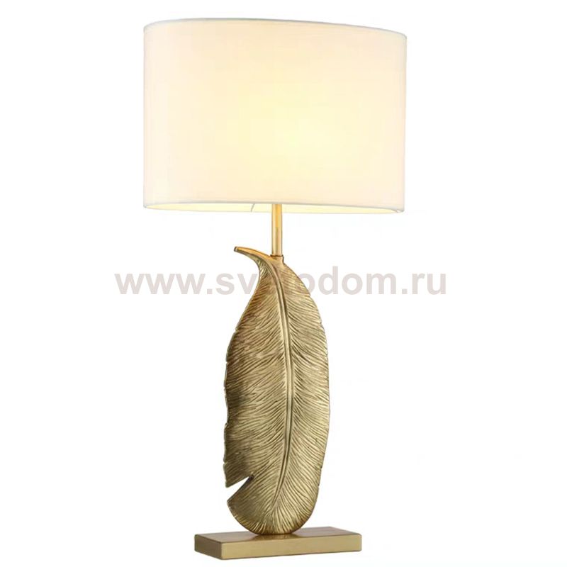 Настольная лампа Leaf Brass Table Lamp Loft Concept 43.470
