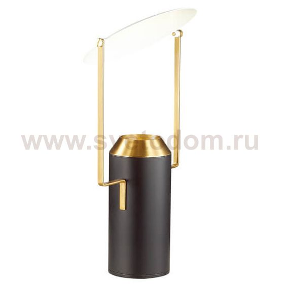 Настольная лампа Black Cylinder Table Lamp Loft Concept 43.499