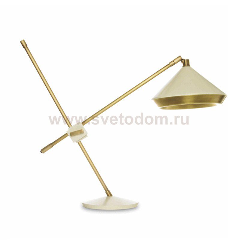 Настольная лампа Bert Frank SHEAR белая Loft Concept 43.506