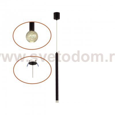 Светильник подвесной одиночный Odeon light 4373/3LA FIANO