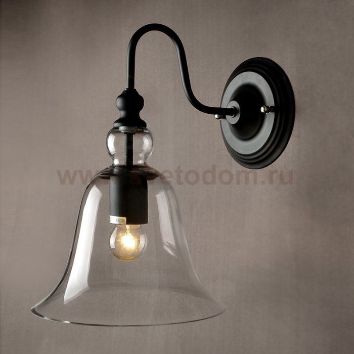 Бра Loft Glass bluebell Loft Concept 44.002.MT.BL.T1B