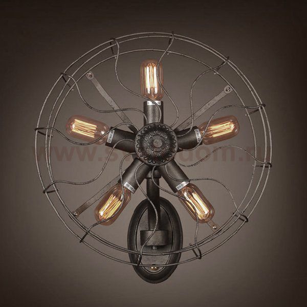 Бра Grinder Loft Industrial Mill Loft Concept 44.014.MT.BL.T1B