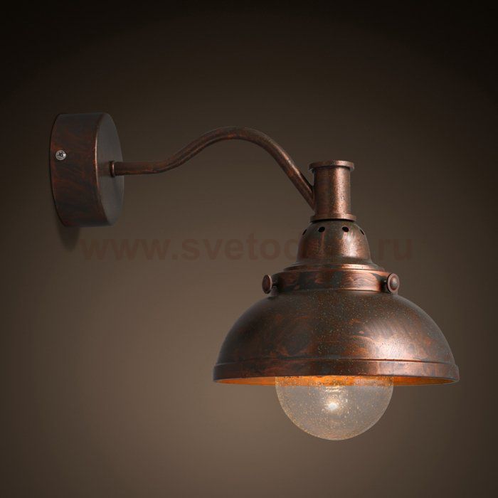 Настеный светильник Old Copper Bra Loft Concept 44.033