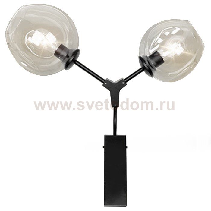 Бра Сrumpled Glas Wall Lamp Loft Concept 44.076