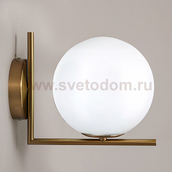 Бра Flos IC Lights Ceiling/Wall 2 brass Family Loft Concept 44.094