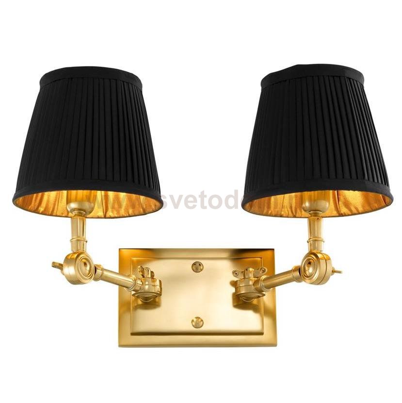 Бра Wall Lamp Wentworth Double Gold+Black Loft Concept 44.107178