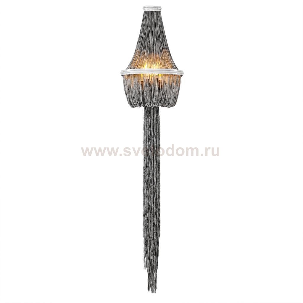 Бра Wall Lamp Martinez Nickel Loft Concept 44.108607