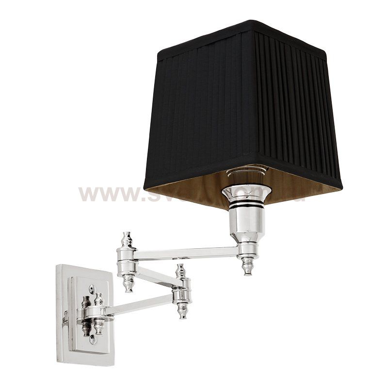 Бра Wall Lamp Lexington Swing Nickel+Black Loft Concept 44.108932
