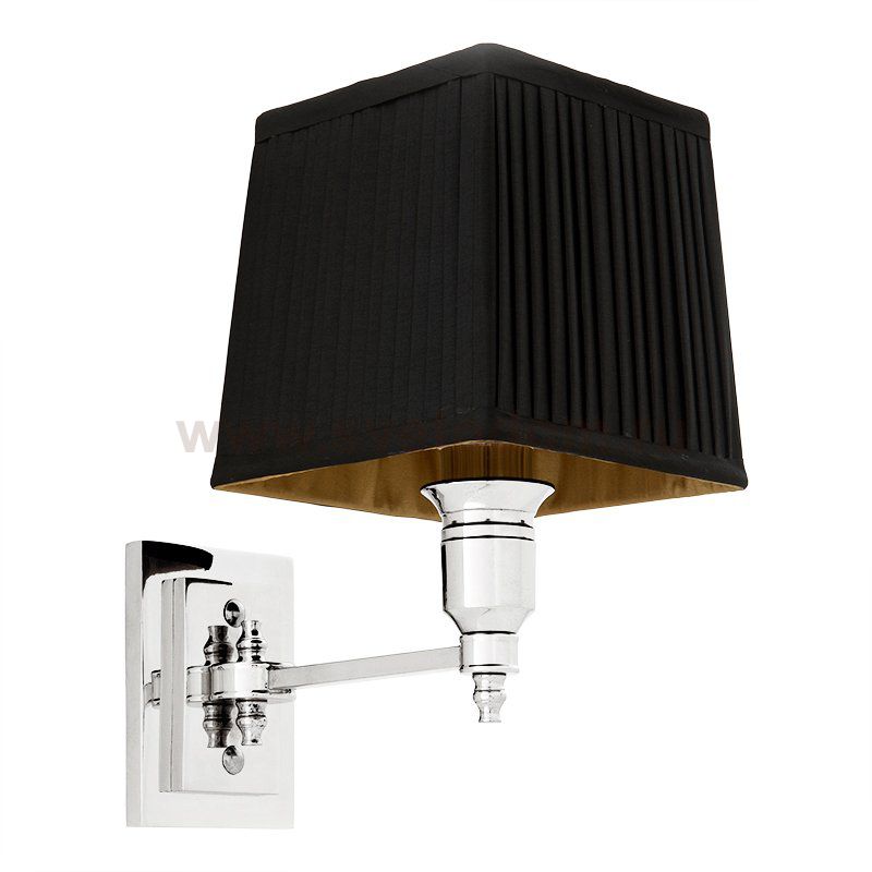 Бра Wall Lamp Lexington Single Nickel+Black Loft Concept 44.108934