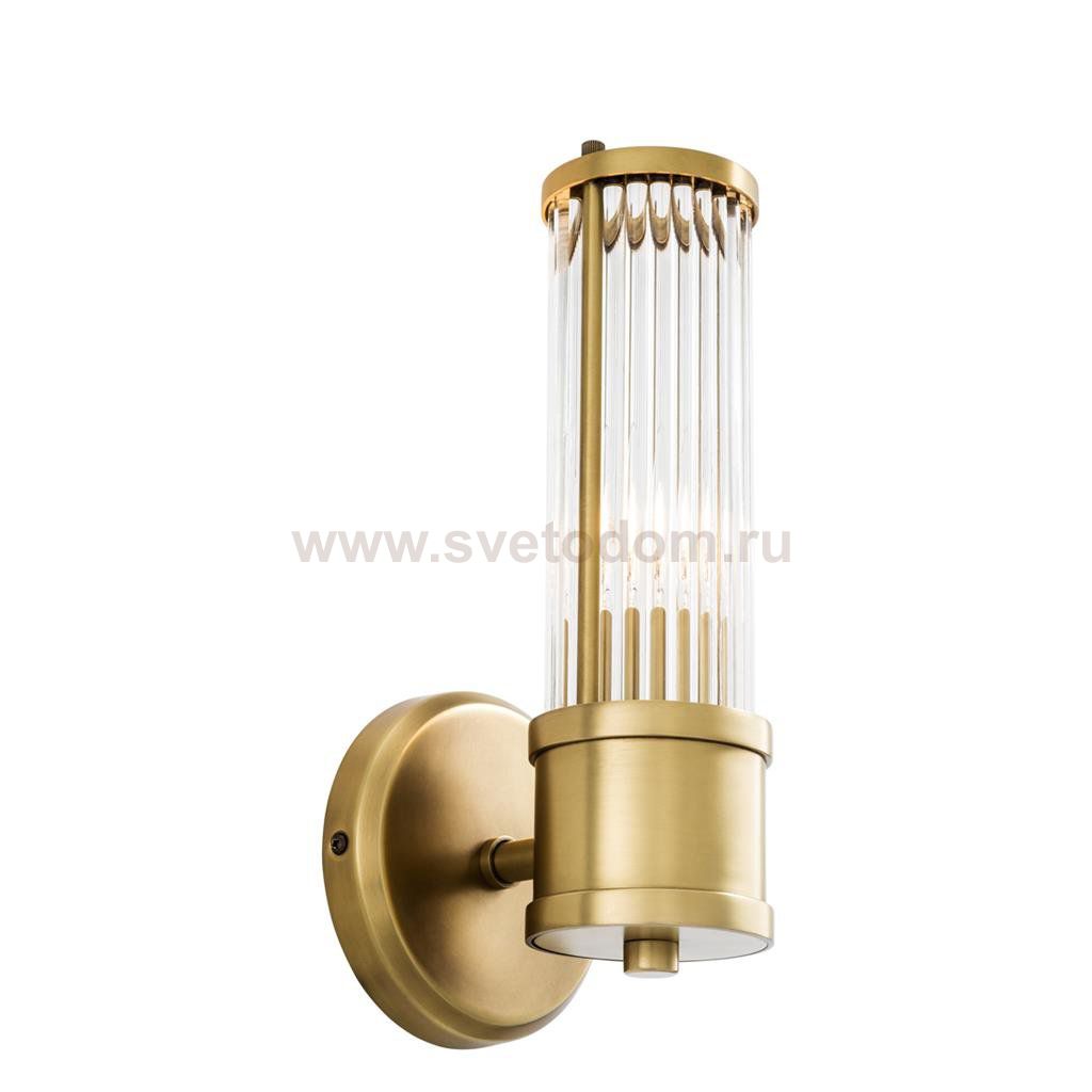 Бра Wall Lamp Claridges Single Brass Loft Concept 44.111015