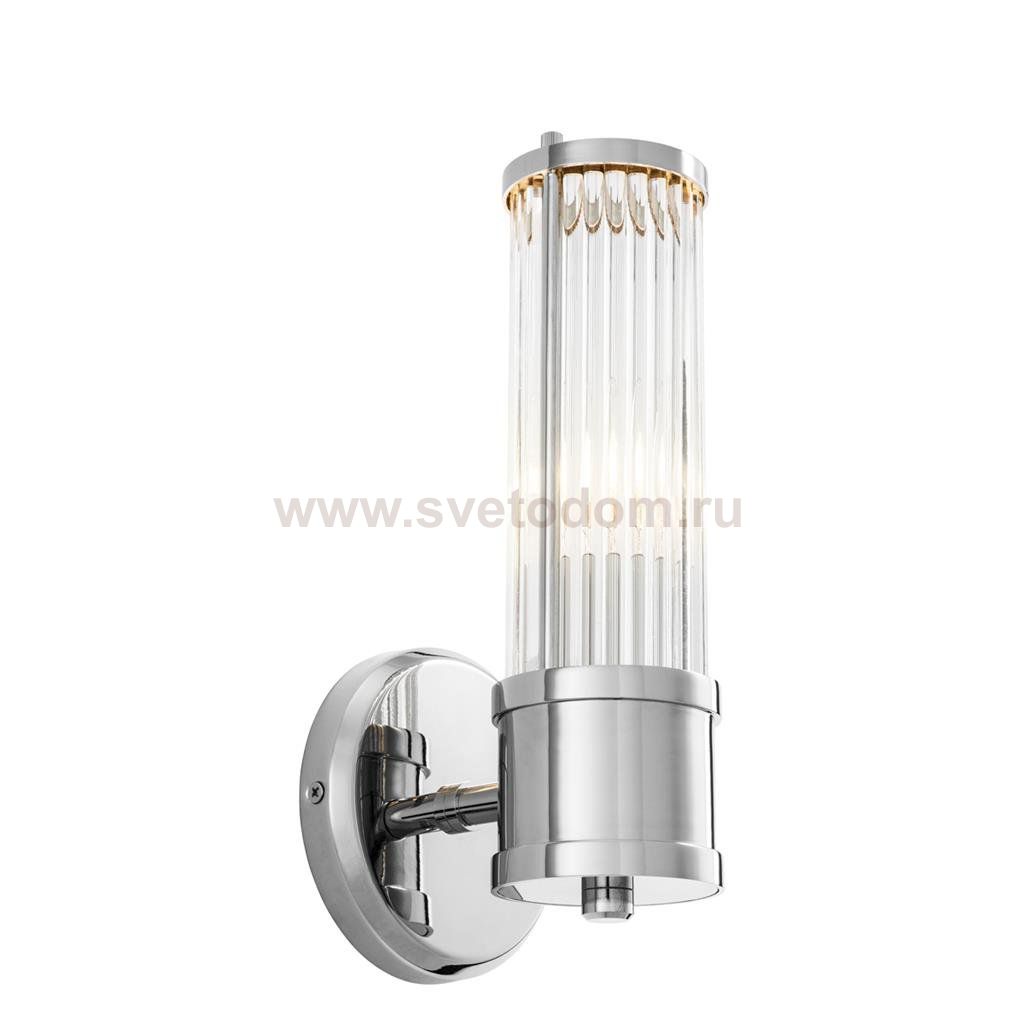 Бра Wall Lamp Claridges Single Nickel Loft Concept 44.111017
