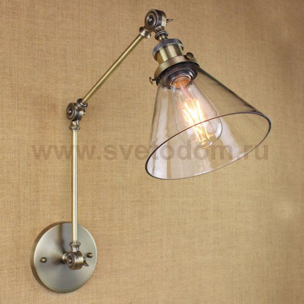 Бра Gloce Cone Rail Joints Loft Concept 44.119