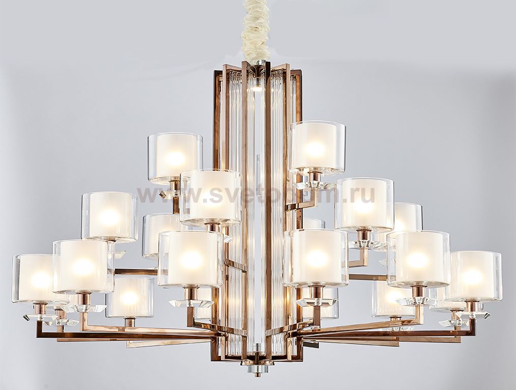 Люстра Newport 4412+6+3/C black nickel