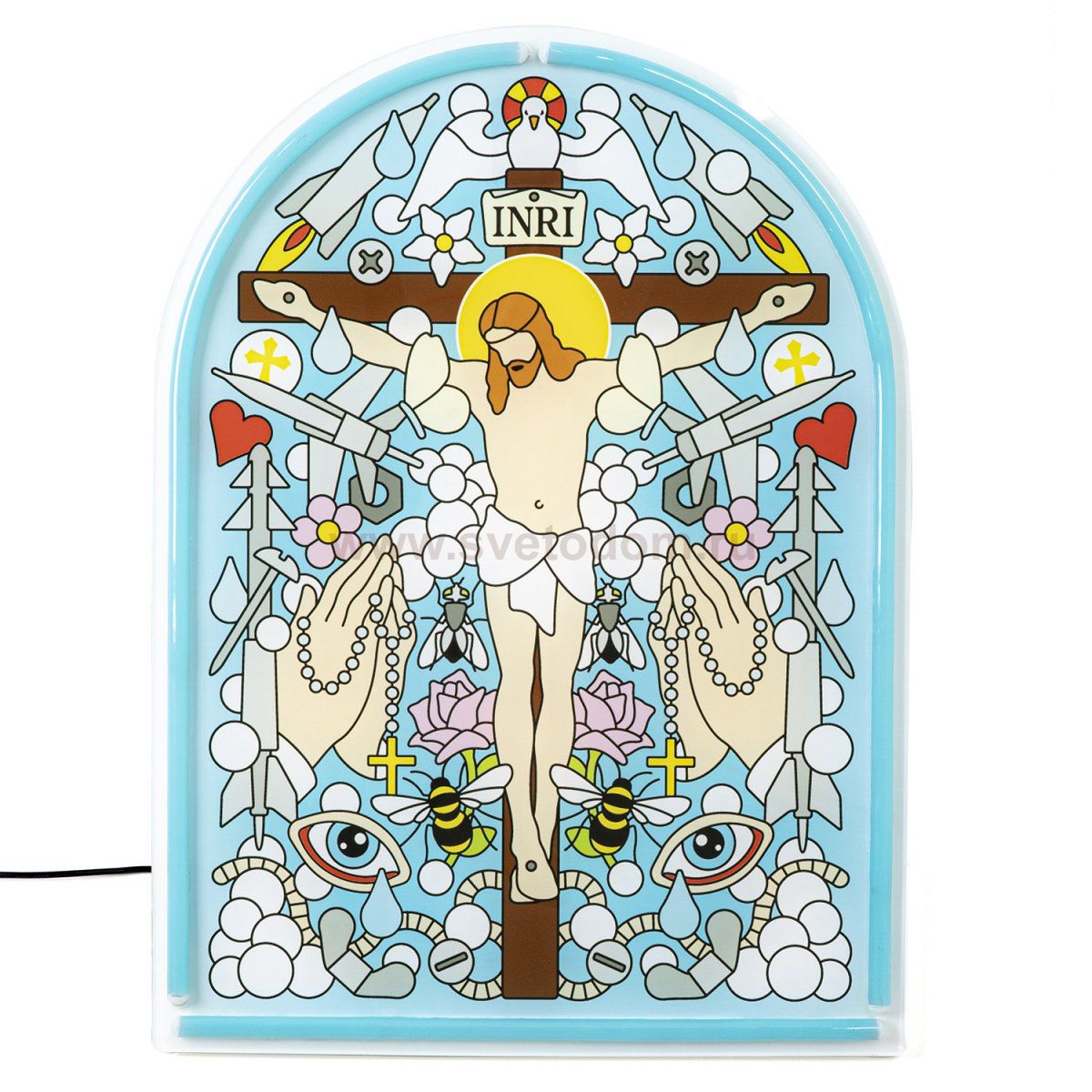 Бра Seletti Gospel Led Signs Jesus Loft Concept 44.13103