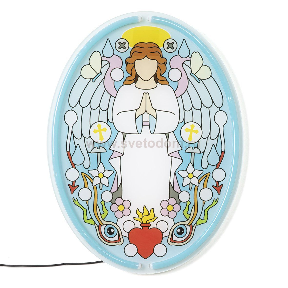 Бра Seletti Gospel Led Signs Angel Gabriel Loft Concept 44.13104