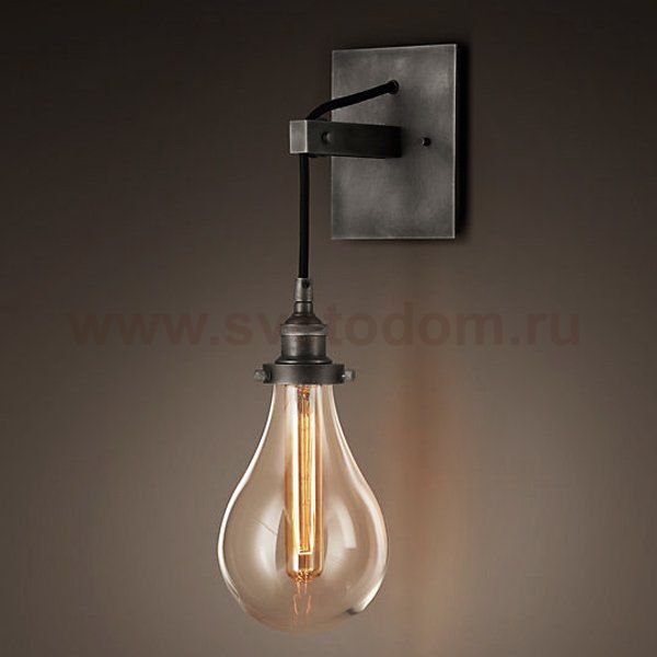 Бра Teardrop Glass Filament Sconce Loft Concept 44.140