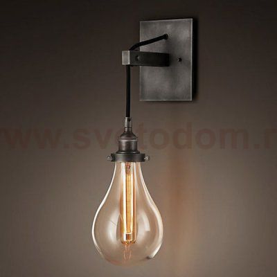 Бра Teardrop Glass Filament Sconce Loft Concept 44.140