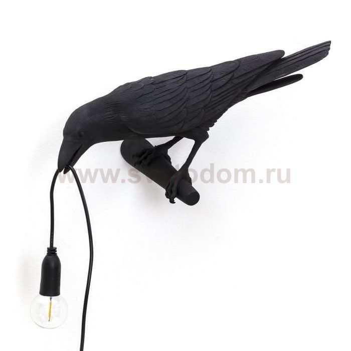 Бра Seletti Bird Lamp Black Looking Loft Concept 44.14737