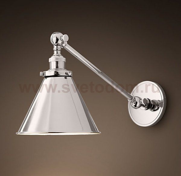 Бра 20TH C Library Single Sconce silver Loft Concept 44.147