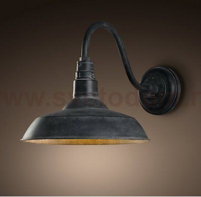 Бра Vintage Barn Sconce Old Grey Loft Concept 44.204