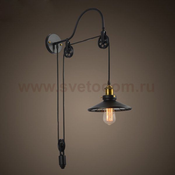 Бра Cone 20th c.Factory filament Bra Reflector Loft Concept 44.206