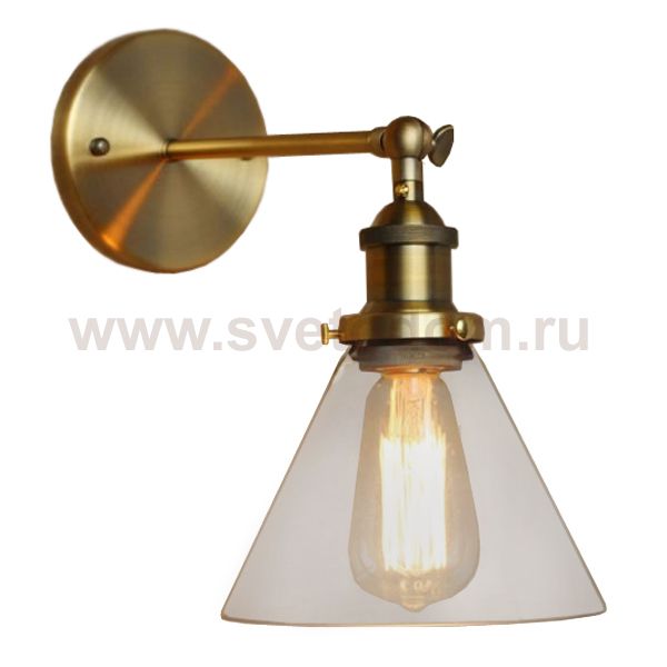 Бра Cone 20th c.Factory Filament Gold I Loft Concept 44.207