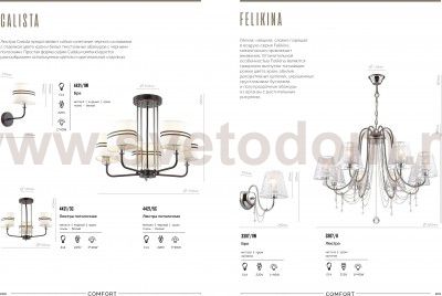 Светильник настенный бра Lumion 4421/1W CALISTA