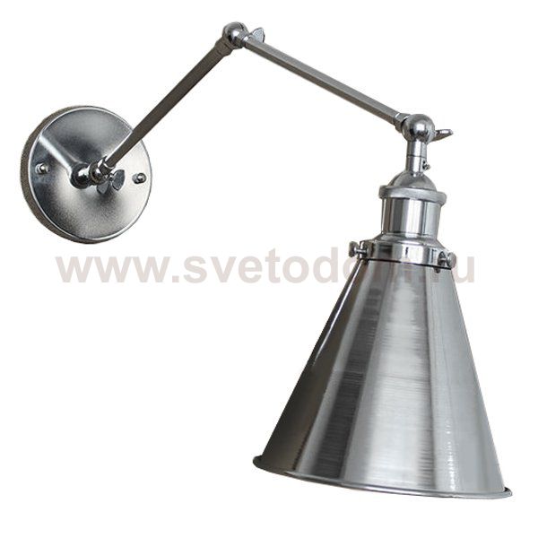 БРА 20TH C LIBRARY SINGLE SCONCE SILVER II Loft Concept 44.231