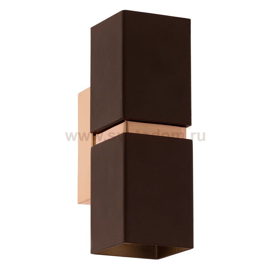Бра Lestor double square copper Loft Concept 44.254