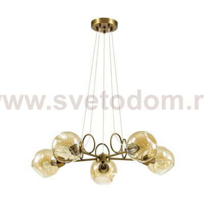 Люстра Lumion 4435/5 AMBER