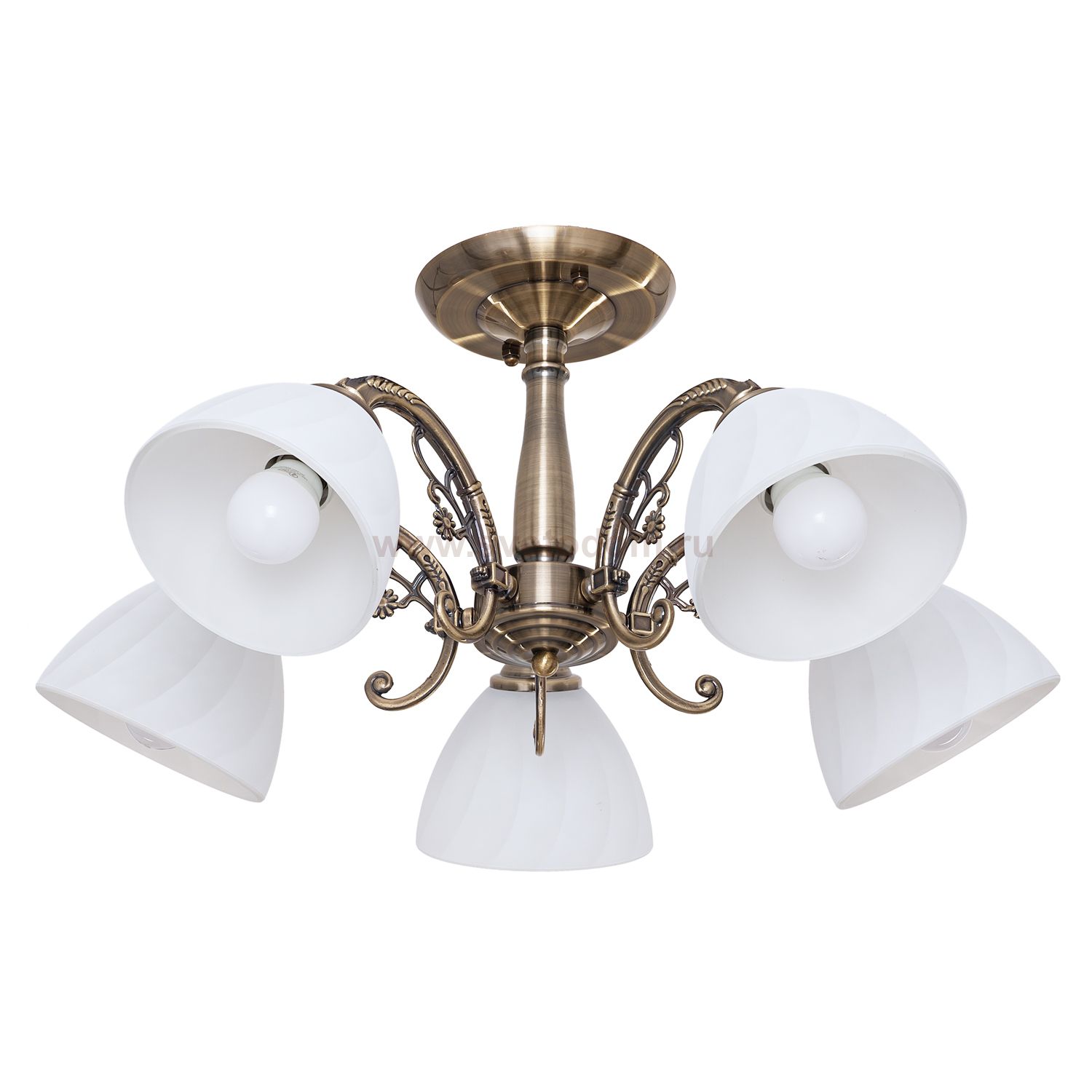 Потолочный светильник 443/5AB WT Экономсвет