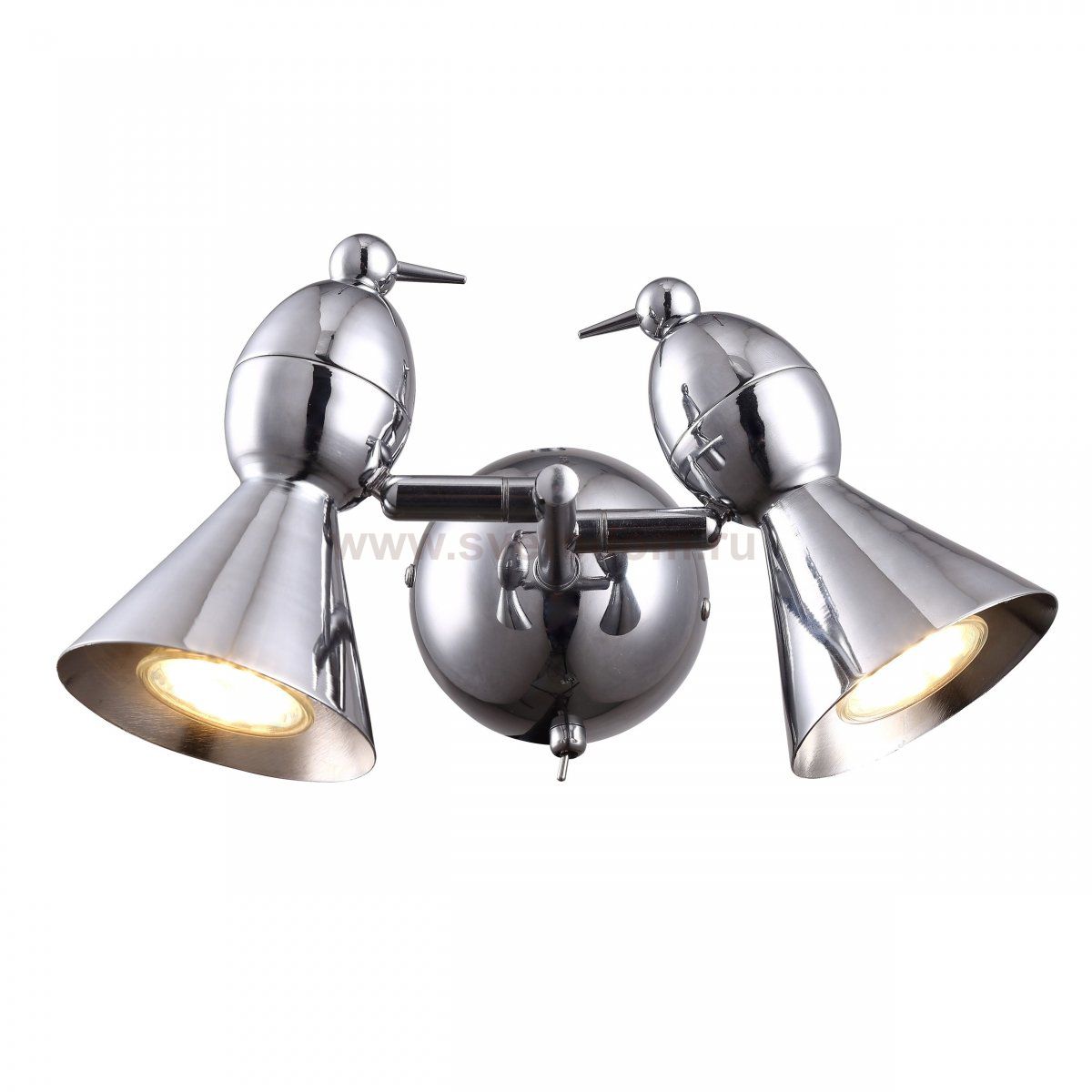 Бра Atelier Areti Alouette two Wall Lamp chrome Loft Concept 44.435