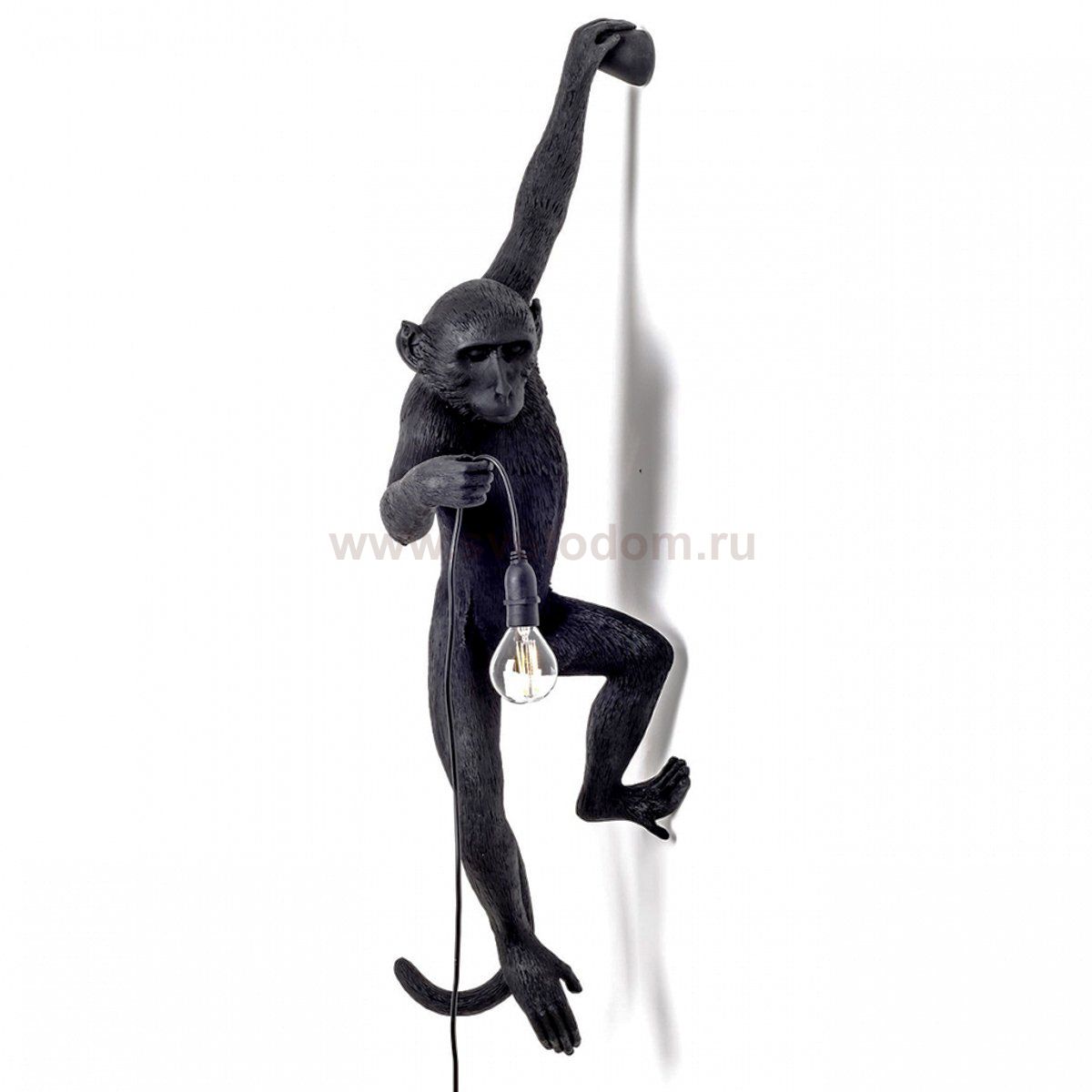 БРА SELETTI MONKEY LAMP HANGING VERSION Black Loft Concept 44.483
