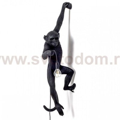 БРА SELETTI MONKEY LAMP HANGING VERSION Black Loft Concept 44.483