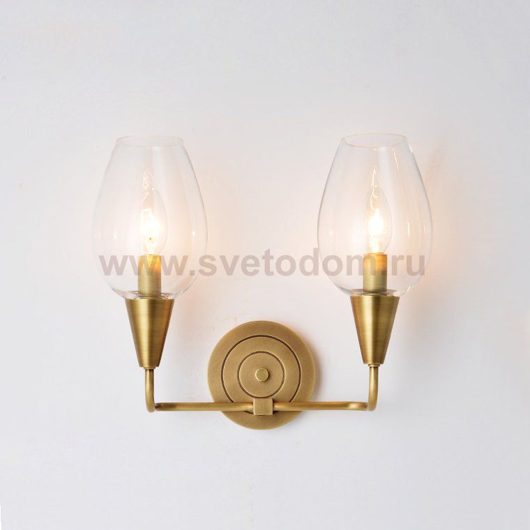 Бра VIOLA WALL Clear Lamp Double Loft Concept 44.507