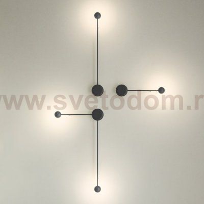 Бра Vibia Pin Wall Light black Loft Concept 44.530