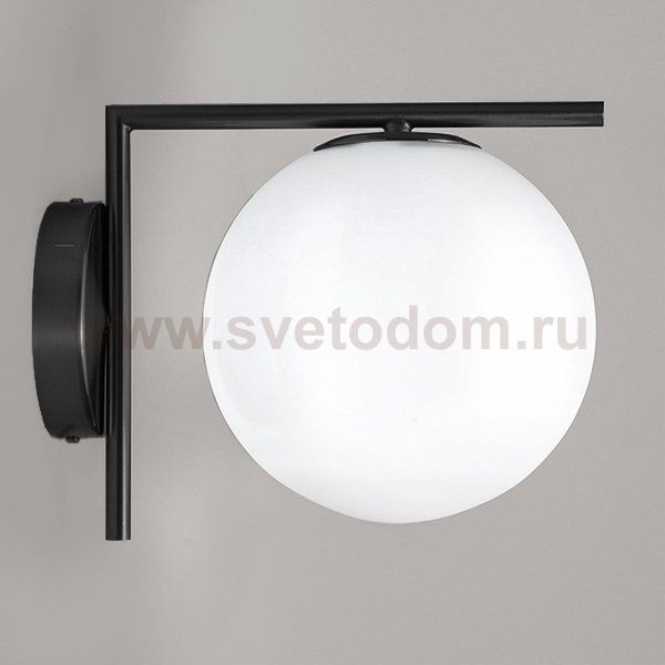 Бра IC Lighting Flos white ball IC C/W Black Loft Concept 44.533