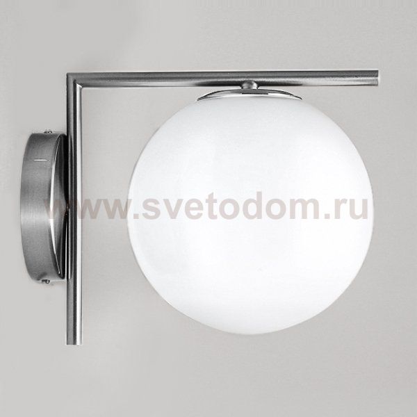 Бра IC Lighting Flos white ball IC C/W Chrome Loft Concept 44.534