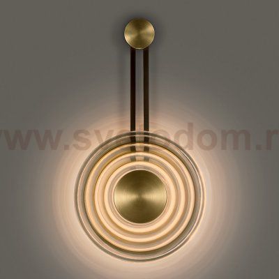 Бра Chelsom WALL SOLAR BLACK BRONZE Loft Concept 44.607