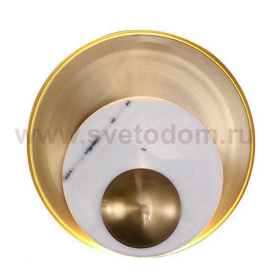 Бра Ginger & Jagger Pearl WALL LAMP round gold Loft Concept 44.614
