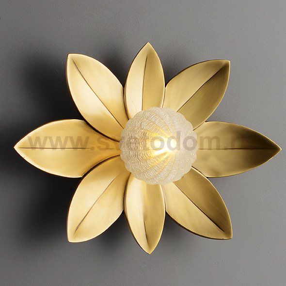 LOTUS Wall Lamp III Бра форме листьев лотоса Loft Concept 44.730