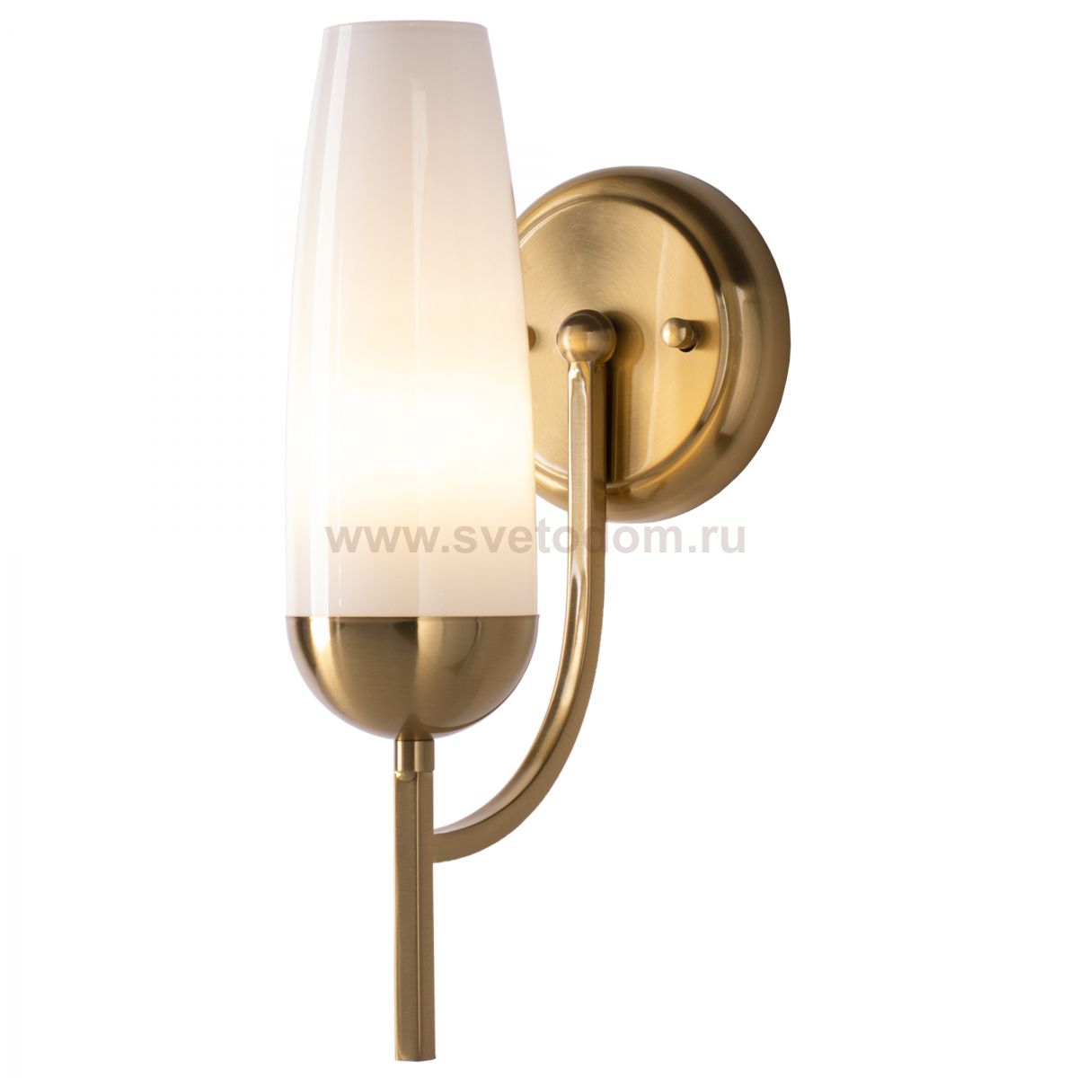 Бра Country Wall Lamp Glass Lampshade Loft Concept 44.753-0